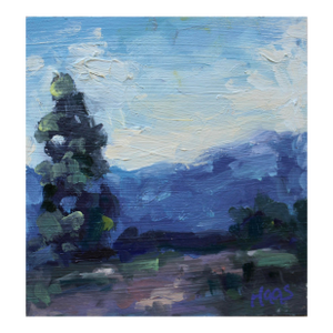 Contemporary Abstract Landscape (Original Oil Painting)