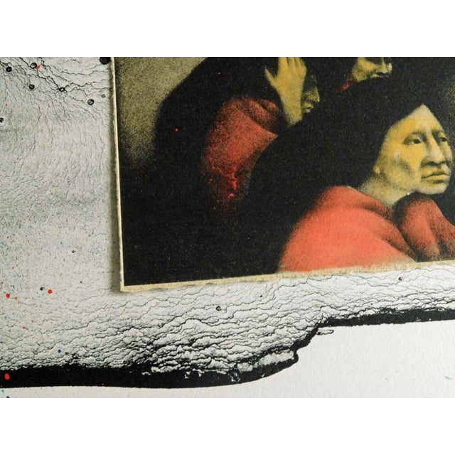 Frank Howell Wounded Knee Woman 1985 Black White Original Art For Sale In Denver - Image 6 of 8
