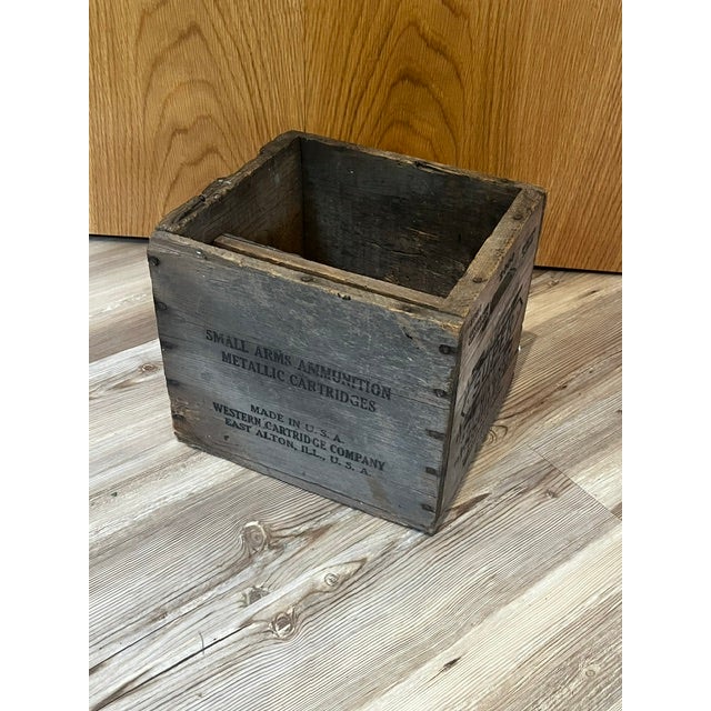 American Western Cartridge Company Wooden Ammunition Box For Sale - Image 3 of 12