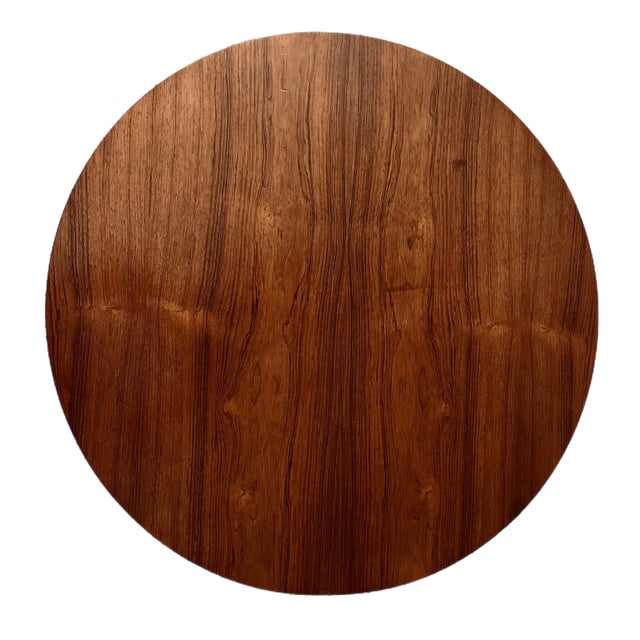 Mid-Century Modern 1950s Rosewood Round Coffee Table by Arne Jacobsen for Fritz Hansen For Sale - Image 3 of 8