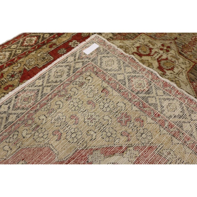 Mid 20th Century Mid 20th Century Vintage Turkish Oushak Rug 04'00 X 06'00 For Sale - Image 5 of 10