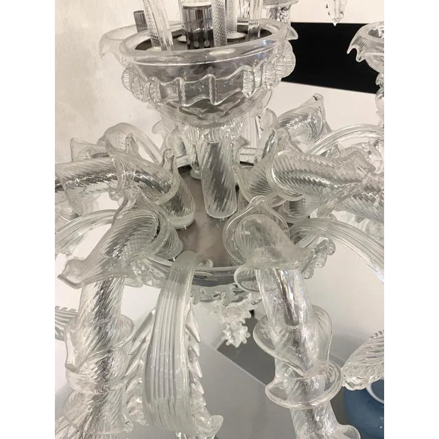 Transparent Murano Style Glass Chandelier from Simoeng For Sale - Image 9 of 12