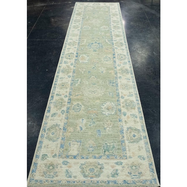 Turkish Oushak Runner Rug 2'9" x 11'9" #17791 Explore a curated collection of hallway runners, wool rugs, and handmade...