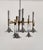Mid-Century Modern Large Italian Chrome and Brass Trumpet Chandelier attributed to Lumi Milano, 1970s For Sale - Image 3 of 18