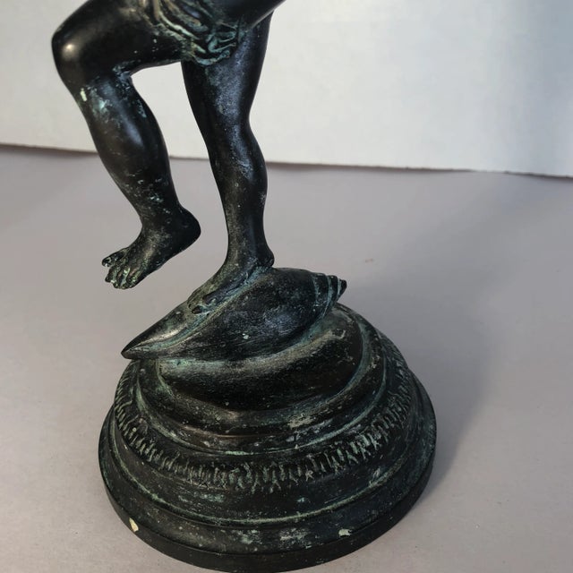 Maitland - Smith Maitland Smith Bronze Figure Playing Horn For Sale - Image 4 of 7