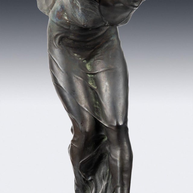Charles Sykes, Rolls Royce Spirit of Ecstasy No.13, 1890s-1910s, Bronze For Sale - Image 10 of 18