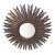 Oversized Giltwood Sunburst Mirror For Sale