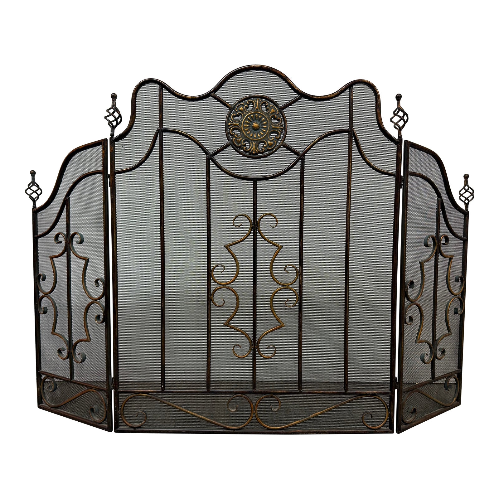 Accent Plus Victorian Fireplace Screen | Chairish