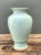 Green Vintage Celadon Floral Relief Ceramic Vase For Sale - Image 8 of 12