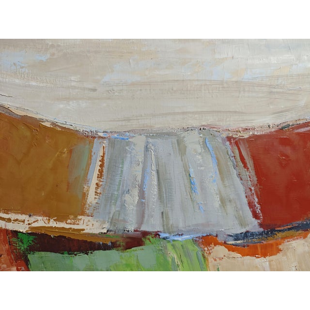 l'Intervalle Des Champs, Abstract Landscape, Contemporary, French, Framed by Sophie Dumont For Sale - Image 6 of 9