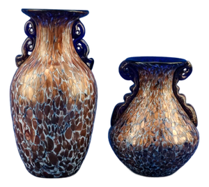 Glass Vases, 1960s, Set of 2