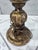 Mid 20th Century Italian Style Gilt Wood and Tole Three Light Candelabra For Sale - Image 9 of 10