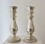 Large Candlesticks in Mercurized Glass, Set of 2 For Sale - Image 6 of 6