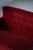 Danish Modern Red Velvet 3-Seater Sofa in the style of Fritz Hansen, 1940s For Sale - Image 3 of 18