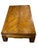 1970s 1970's Thomasville Burl Wood Ming Style Coffee Cocktail Table For Sale - Image 5 of 12