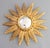 Gold Mid Century French Giltwood Sunburst Convex Mirror For Sale - Image 8 of 8