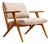 Armchair in Beige Faux Leather, Jose Zanine Caldas, 1950s - Lot 107 For Sale