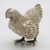 Vintage Italian Handmade Genuine Silver Hen Large Figurine Detailed Collectible For Sale - Image 4 of 10