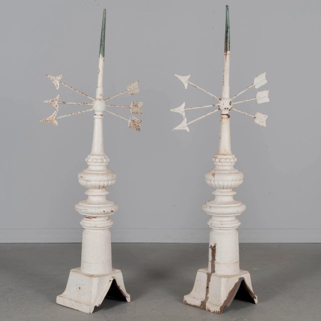 19th Century French Cast Iron Weather Vane, a Pair For Sale In Orlando - Image 6 of 13