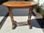 Late 19th Century Grover B. Horton Country Pine Oval Side Table With Turned Spindle Legs & Drop Finials For Sale - Image 6 of 12