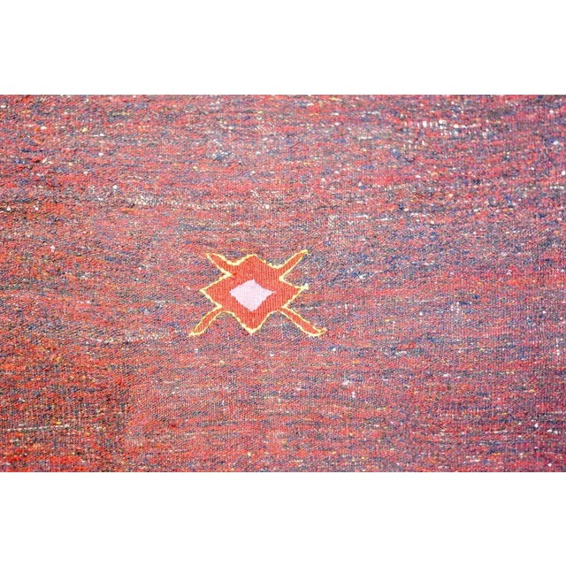 Tribal 1960s Vintage Gabbeh Kilim Rug For Sale - Image 3 of 6