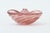 Mid-Century Modern Vintage Murano Snail Glass Bowl in Pink With Gold Aventurine, 1950's For Sale - Image 3 of 11