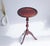 Wood Antique Dutch Folk Art Round Hand-Painted Wood Hindeloopen Side Table For Sale - Image 7 of 7