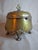 Late 19th Century Antique 19th Century Brass Etrog Box Engraved Sukkot Citron Footed Judaica For Sale - Image 5 of 18
