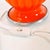 Orange Italian Space Age Glass Table Lamp, 1970s For Sale - Image 8 of 9