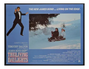 James Bond 007 the Living Daylights Original Lobby Card, UK, 1987