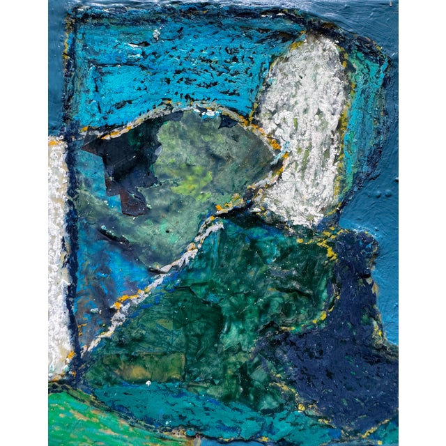 2020s "A Map of Salt and Stars Ii" Original Mixed-Media Painting on Canvas by Zac Woodiel For Sale - Image 5 of 8