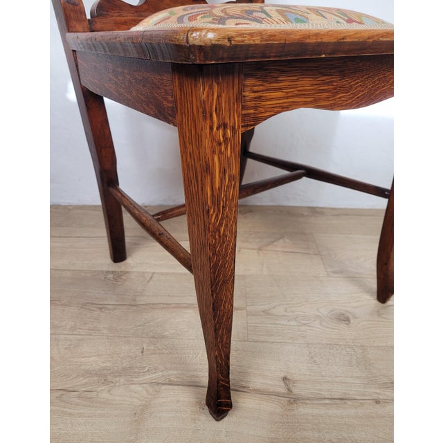 Arts and Crafts Bedroom Chairs, 1940s, Set of 2 For Sale - Image 11 of 18