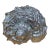 Vintage Faux Metallic Silver Sea Shell For Sale