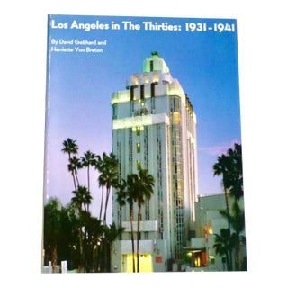 Los Angeles in the Thirties -1989 Architecture Book For Sale