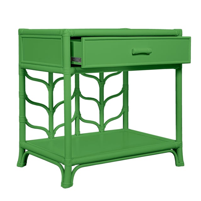 Ivy Nightstand - Bright Green For Sale In West Palm - Image 6 of 10