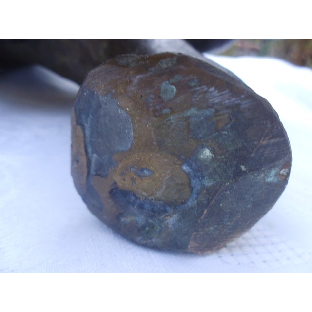 Large Elephant Sculpture in Brass, Copper, and Bronze, 1970s For Sale - Image 12 of 18