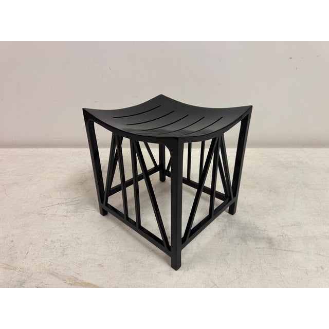 Black Thebes Style Stool, 1990s For Sale - Image 11 of 14