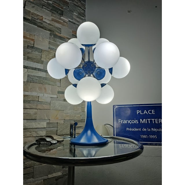 Space Age Sputnik Atomic 12-Globe Table Lamp, 1970s For Sale - Image 10 of 13
