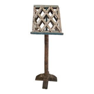 18c French Antique Tall Book Stand From Alsace For Sale