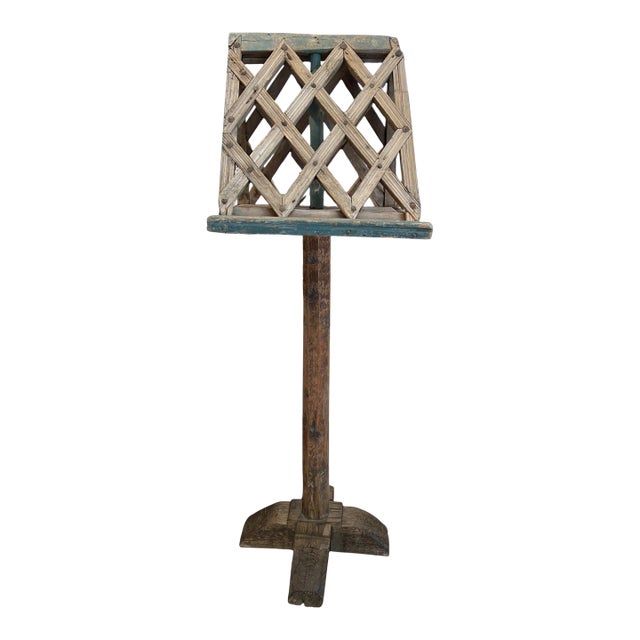 18c French Antique Tall Book Stand From Alsace For Sale