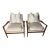 Velvet Club Chairs- A Pair For Sale