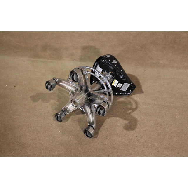 Metal Mid 20th Century Motorcycle Throne Stool For Sale - Image 7 of 9