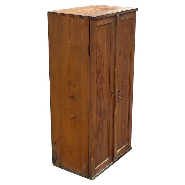 Danish Traditional Pine Cupboard, 1930s For Sale
