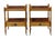 Brown Mid-Century Yew Wood Side Tables, 1970, Set of 2 For Sale - Image 8 of 8