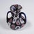 Fratelli Toso Antique Millefiori Vase in Violet and White With Handles, Fratelli Toso Murano Ca. 1900s For Sale - Image 4 of 6