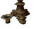 19th Century French Dore Bronze Candlesticks With Crystal Prisms - A Pair For Sale - Image 4 of 7