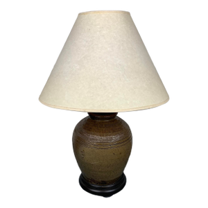 Vintage Clay Jar Lamp