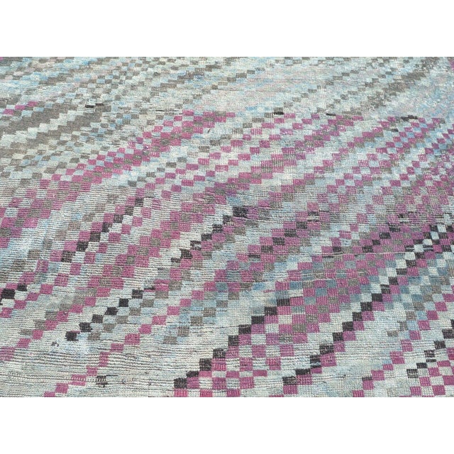 1960's Flatveave Kilim Rug - 76"x122" For Sale - Image 4 of 12