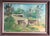 Impressionist Large Vintage Impressionist Oil Painting of a Farm For Sale - Image 3 of 6