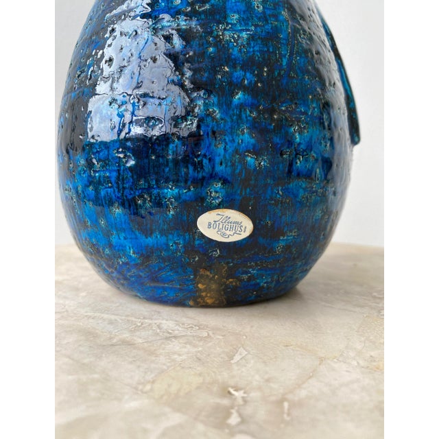 Vintage "Rimini Blu" Aldo Londi for Illums Bolighus Large Penguin Sculpture, Circa 1960s For Sale - Image 9 of 13